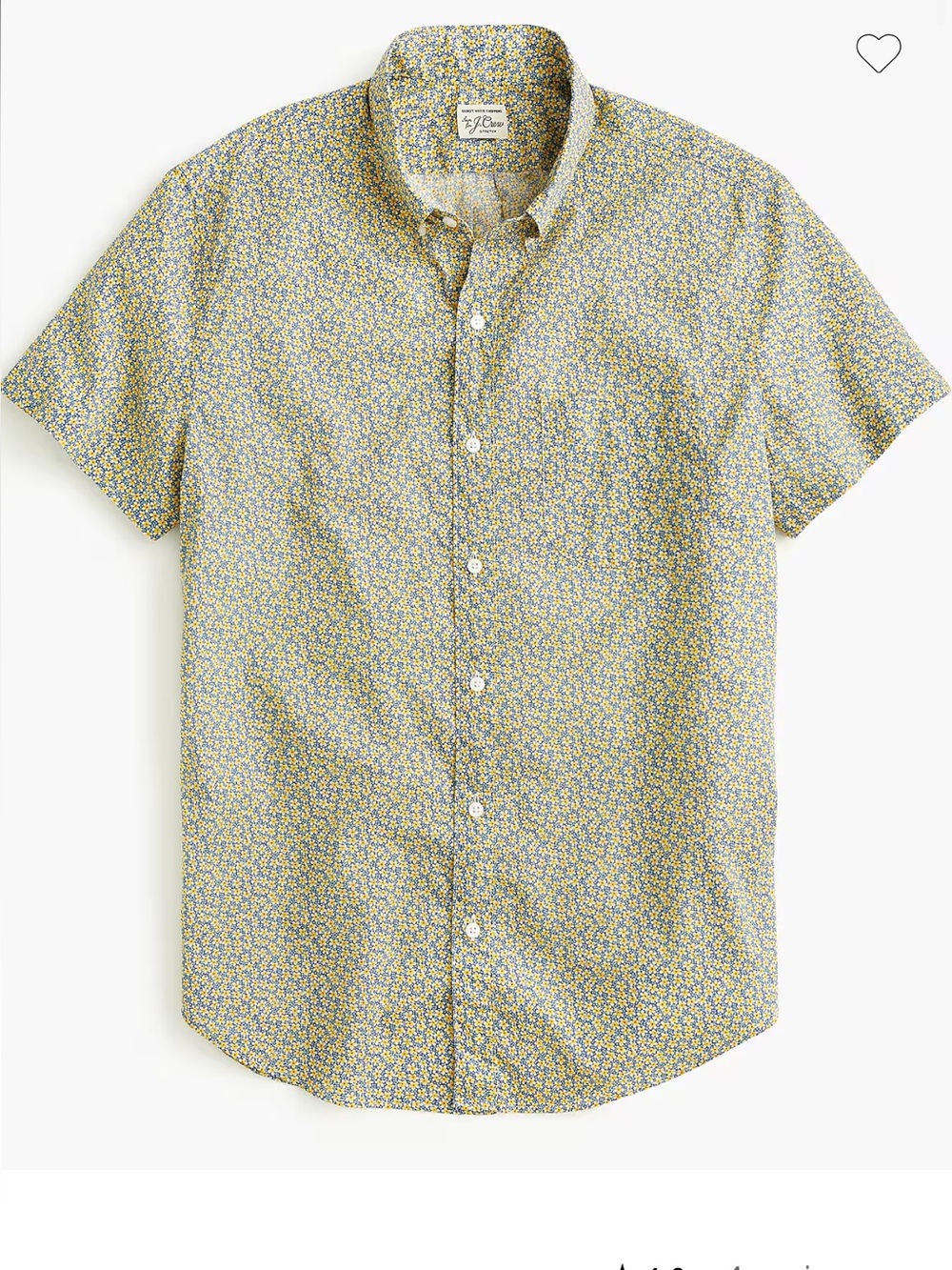 Liberty Art Fabrics Floral J Crew Classic Button Down Shirt Size Medium